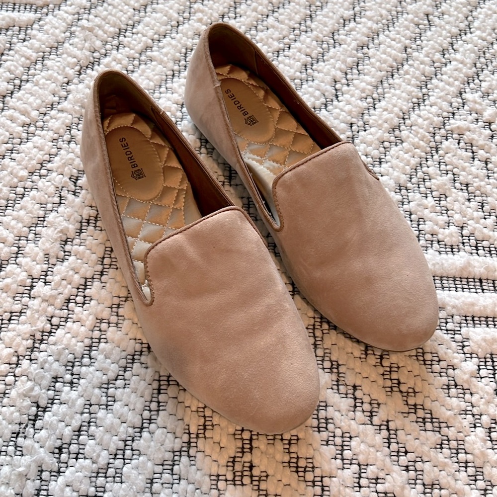 Birdies Tan Loafers Flats
